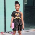thumbnail image 5 of L.O.L. SURPRISE! Girls Dresses One Shoulder Black Sequins Party Outfits Doll Fashion Sizes 5-12, 5 of 6