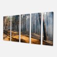 thumbnail image 2 of Feu en Forêt avec Flamme et Fumée - Art Moderne sur Toile, 2 of 3