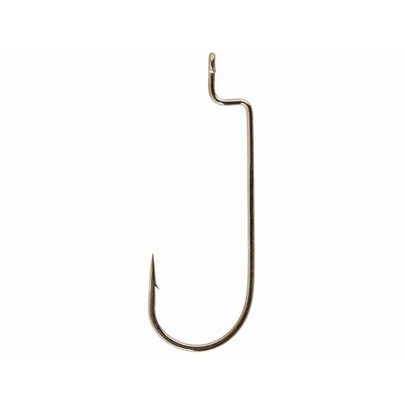 Gamakatsu Worm Offset RB1/0 Bronze 6pk