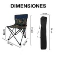 thumbnail image 4 of Conjunto de 4 Sillas Plegables CJR para Camping y Playa con Mesa Azul, 4 of 9