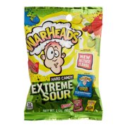 Warheads Extreme Sour Hard Candy 2 oz. 3 each Pack of 4