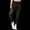 Faux Leather, variant on Women's Solid Pocket Activewear Leggings - Star Cut-Out , M