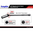 thumbnail image 4 of 3/8" Drive Magnetic 3pcs Swivel Spark Plug Socket Set, 5/8-Inch, Magnetic Universal Spark Plug Service Kit, 3 Piece - 4", 6" & 11" length-by Kauplus, 4 of 4