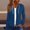 Blue, variant on Delayuji Womens Zip Up Jackets Basic Lightweight Sweatshirt Solid Color Long Sleeve Drawstring Spring Zip Hoodies Coat S-5XL