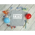 thumbnail image 4 of 2 Year Old Birthday Shirt Boy 2nd Birthday Two HandsomeTWO handsome Gray 4T, 4 of 5
