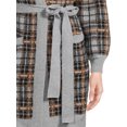 thumbnail image 4 of Time and Tru Women's Knit Coatigan with Belt, Sizes XS-XXXL, 4 of 5