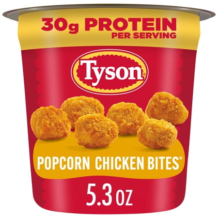 Tyson Popcorn Chicken Bites Cup, 5.3 oz (Frozen, Fully Cooked)