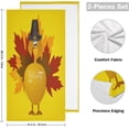 thumbnail image 2 of Dreamtimes Funny Maple Turkry Hand Towels 2 PCS, Ultra Soft and Highly Absorbent, Happy Thanksgiving Day Decorative Fingertip Towel for Home, Bathroom, Kitchen, 28.3"x14.4", 2 of 5