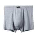 thumbnail image 5 of SGFCWSX Men's Plus-Size Seamless Boxer Shorts** Gray 4XL, 5 of 7