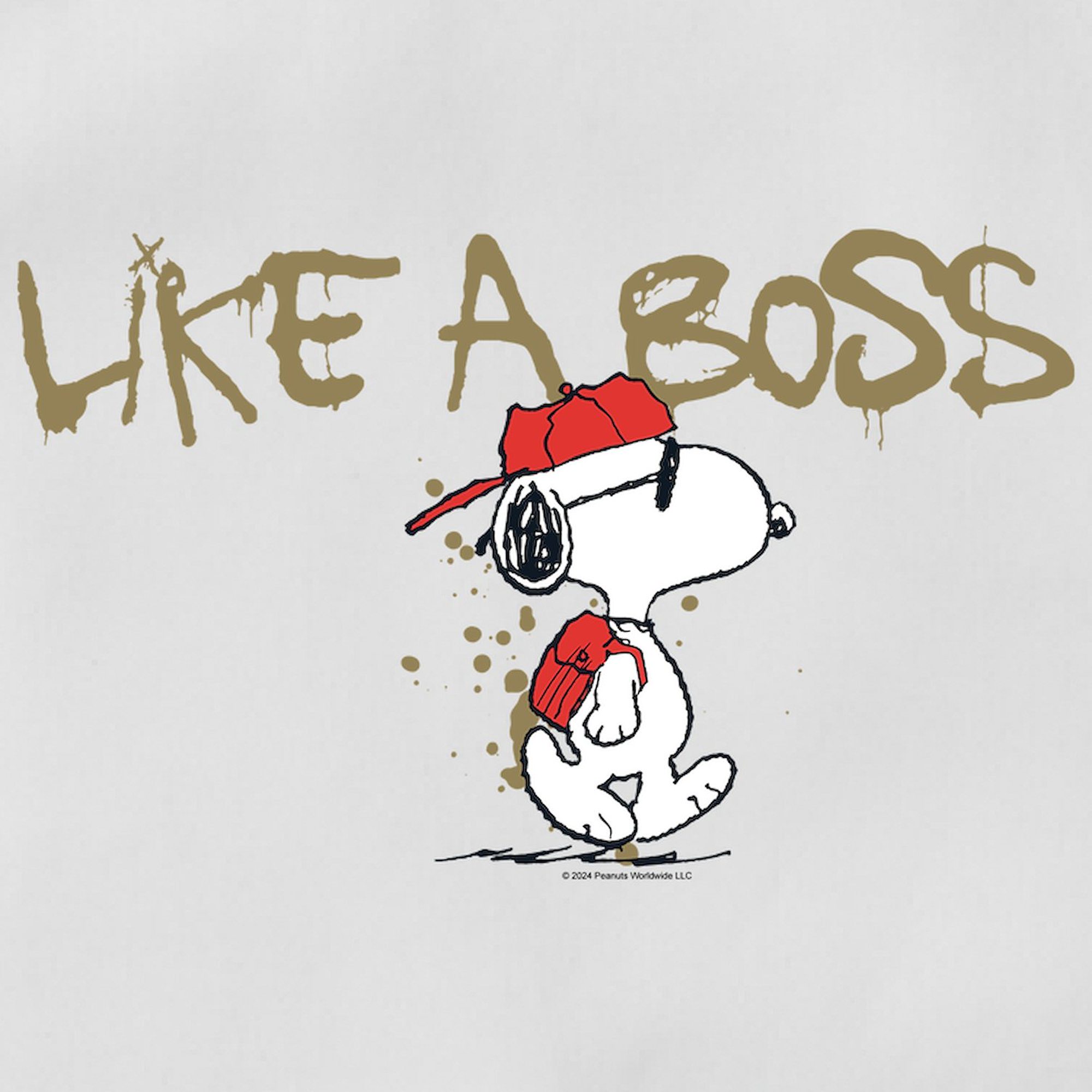 CafePress - Snoopy Like A Boss - Kids Apron