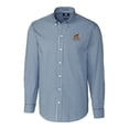 thumbnail image 2 of Men's Cutter & Buck Navy Toledo Mud Hens Easy Care Stretch Gingham Long Sleeve Button-Down Shirt, 2 of 3