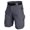 Shorts Grey, variant on Outdoor Cargo Military Men Tactical Shorts for Summer Waterproof Urban Shorts Trekking Camp Pants Multi Pocket Plus Size Hiking (Shorts GREEN,S)