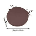 thumbnail image 4 of Round Outdoor Chair Cushions with Ties 14.96'' Waterproof Patio Seat Cushions for Bistro Chairs, Removable Machine Washable Covers, Fade Resistant Garden Furniture Cushions, Non-Slip Round Chair Pads, 4 of 7