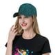 thumbnail image 5 of Balery teal sparkling Gorra de béisbol de tamaño ajustable para correr, entrenar y actividades al aire libre. Gorra de papá para todas las estaciones., 5 of 6