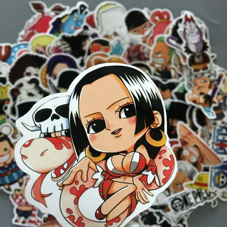 One Piece Anime Sticker Pack Of 60 Stickers Aesthetic Anime Stickers For Laptops Hydro Flasks Water Bottles Luggage Walmart Canada