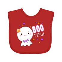 Inktastic Boo-tiful Cute Ghost Boys or Girls Baby Bib