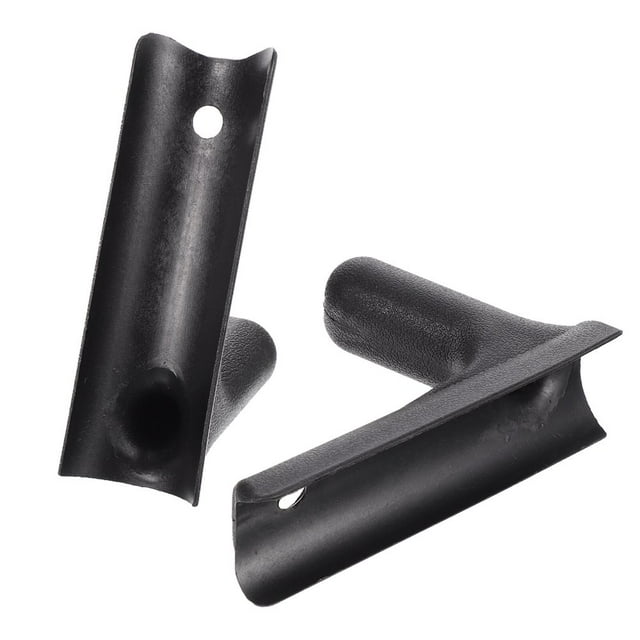 HLONK Wall Mounted Dumbbell Rack for Barbell Storage Black PC Material 2Pcs Easy Access and Long Lasting