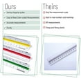 thumbnail image 2 of Mr. Pen Architectural Scale Ruler, 12" Plastic Architect Scale, 2 of 7