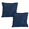 thumbnail image 1 of Cojin Decorativo Cuadrado DICASA Set de 2 Azul Marino, 1 of 4