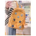 thumbnail image 1 of Mochila de estilo lindo para niñas, hecha en casa, con forma de estrella de cinco puntas, mochila para estudiantes universitarios que combina con todo, mochila para escuela secundaria para mujeres, 1 of 6