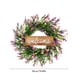 thumbnail image 3 of CREATITOY Lavender Welcome Wreath Door Hanging Decor for Indoor Outdoor Home, 3 of 6