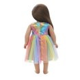 thumbnail image 5 of Doll Dress Colorful Cloth Washable Dress for 18-inch Dress Up Doll Color:Colorful, 5 of 5