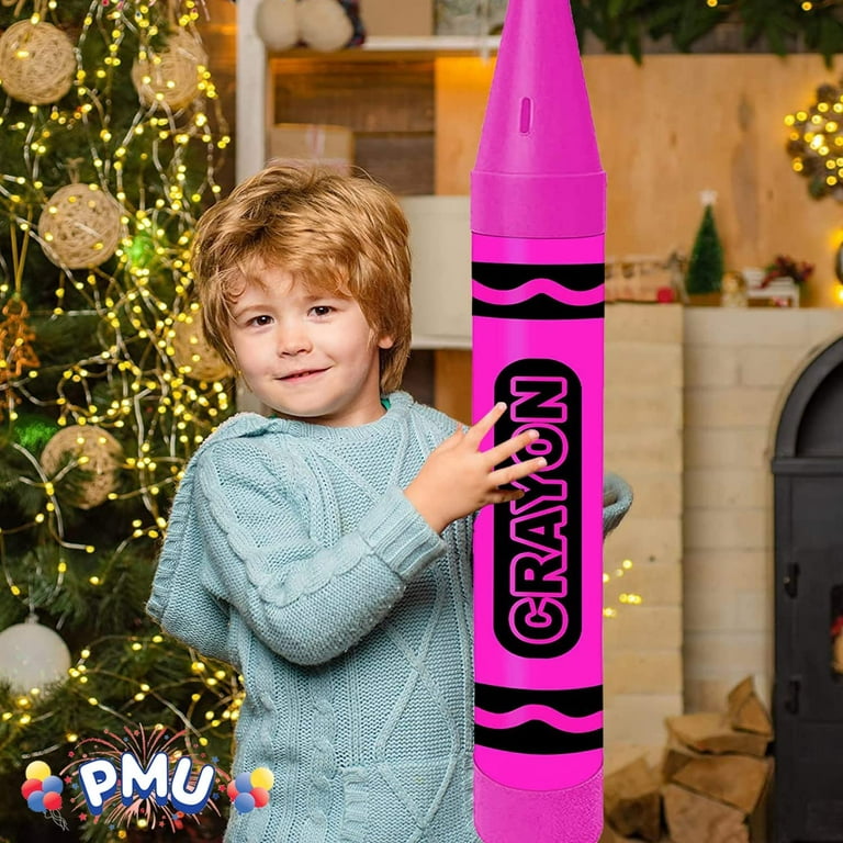 PMU Giant Crayon Bank 36 Inch Hot Pink Color (1/Pkg) Pkg/1 