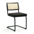 thumbnail image 5 of Set of 2 Amery Iron Frame Vintage Brown Faux Leather Dining Chair, 5 of 7