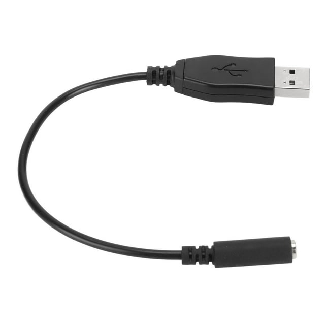 Adaptador USB A Conector De Sonido, Plug And Play Profesional Cable Adaptador De Sonido Digital USB A A 3,5 Mm Durable Para Computadora Portátil Para Consola De Juegos Para