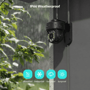 Security Cameras Wireless Wi-fi, Netvue 360° View Home Surveillance Outdoor Cameras, Only 2.4G Wifi