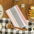 thumbnail image 3 of Pink Stripes Home Sweet Home Boho Kitchen Towels Dish Towels, 18x26 Inch Wedding Decoration Hand Towels Set of 4, 3 of 6