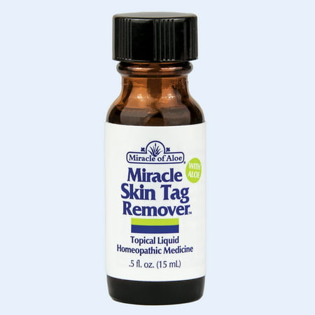 All-Natural Skin Tag Remover Made From an Aloe and Essential Oil Homeopathic Formula for Painless