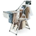 thumbnail image 1 of Costway 2-Layer Space-saving Aluminum Drying Rack Collapsible Clothes Drying Rack, 1 of 10