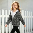 thumbnail image 5 of Grblisyd Girls Zip Up Hoodies Teens Long Sleeve Cute Leopard Print Hood Outerwear Casual Fall Clothes, 5 of 6