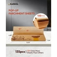 thumbnail image 3 of Katbite Pop-Up Parchment Paper Sheets 135 Pcs 10x15 inch Brown, 3 of 9
