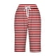 thumbnail image 4 of Puntoco Pantalones cortos de verano para mujer, moda 2024, pantalones cortos para mujer, pantalones casuales, pierna recta, cordón, cintura elástica, pantalones sueltos y cómodos con bolsillos, 4 of 5