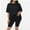 Black, variant on Women's Plus Size T Shirts Oversized Tees Summer Half Sleeve Crew Neck Tunic Tops
