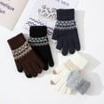 thumbnail image 2 of TELOLY Winter Gloves,Cold Weather Gloves Mens Winter Gloves,Insulated Fit Soft Lining Winter Work Gloves,Black, 2 of 2
