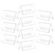 thumbnail image 2 of 10 soportes para placas de identificación de acrílico transparente para pared, para oficina, hogar, tienda, restaurante, 120 x 60 mm., 2 of 5