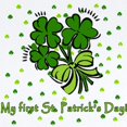 thumbnail image 2 of CafePress - My First St Patricks Day Infant Bodysuit - Baby Light Bodysuit, Size Newborn - 24 Months, 2 of 4