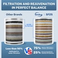 thumbnail image 7 of iSpring SF2S 33 Stage Universal Shower Filter with Replaceable Filter, Water Softener Shower Head Filter, Vitamin C for Hard Water, Removes 99% of Chlorine, Hydrogen Sulfide and Heavy Metals, 7 of 7