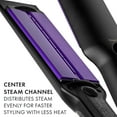 thumbnail image 2 of Hot Tools Pro Signature 1-1/2" Charcoal Ceramic Steamstyler Flat Iron, Black, 2 of 7