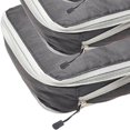 thumbnail image 4 of 3 Pieces Waterproof Luggage Organiser Lightweight Clothes Storage Bags Black, 4 of 8