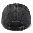 thumbnail image 6 of HNMKIU Dog Mom Embroidered Baseball Cap Adjustable Washed Sun Hat For Women Outdoor Casual Wear Black,One Size, 6 of 7