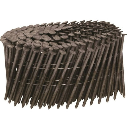 Stanley C8R99BDSS Coil Collated Framing Nail, 0.099 in x 2-1/2 in, 15 deg, Stainless Steel