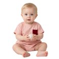 thumbnail image 4 of Newborn Baby Soft Bodysuit Short Sleeve Crewneck Onesie Infant Boys Girls Summer Comfortable Breathable Outfits Pink 18-24 Months, 4 of 6