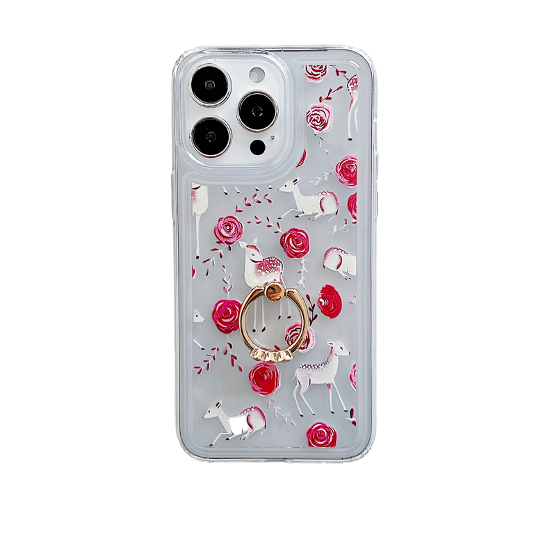 Allytechgroup iPhone 11 Case with Ring Stand, Soft TPU Back