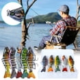 thumbnail image 3 of 5Pcs Fishing for Trout Swimbaits Pencil Fishing with Two Hooks Lifelike Water, 3 of 8