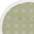 thumbnail image 3 of Sweet Jojo Designs Boho Hatch Green and White Baby Play Mat, 3 of 4