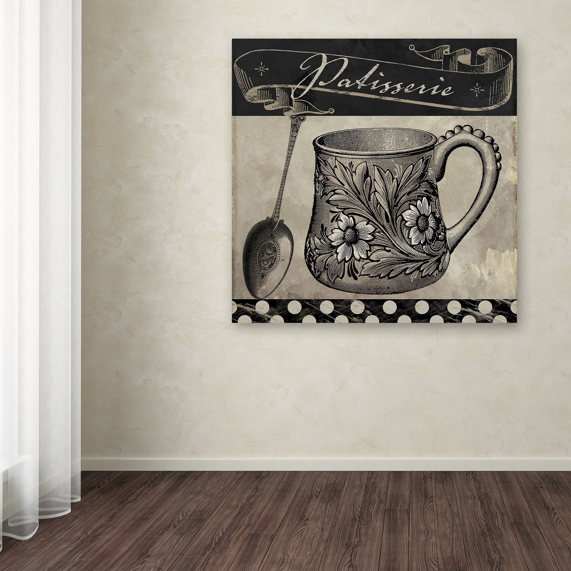Trademark Fine Art "Bistro Parisienne III" Canvas Art by Color Bakery
